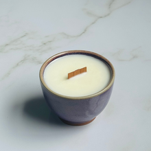 Load image into Gallery viewer, Purple Kinyo Tea Cup Candle - Different Scents
