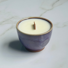 Load image into Gallery viewer, Purple Kinyo Tea Cup Candle - Different Scents