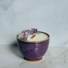 Load image into Gallery viewer, Purple Kinyo Tea Cup Candle - Different Scents