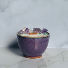 Load image into Gallery viewer, Purple Kinyo Tea Cup Candle - Different Scents
