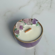 Load image into Gallery viewer, Purple Kinyo Tea Cup Candle - Different Scents