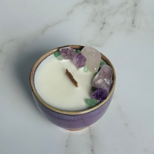 Load image into Gallery viewer, Purple Kinyo Tea Cup Candle - Different Scents
