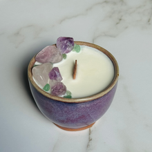 Load image into Gallery viewer, Purple Kinyo Tea Cup Candle - Different Scents