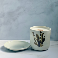 Load image into Gallery viewer, Sweet Vanilla & Spice - Japanese, Hand Painted Bamboo, Cup Candle