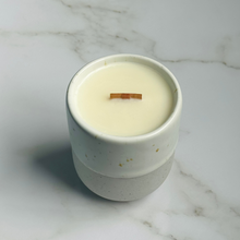 Load image into Gallery viewer, White Speckle Cup Candle - Different Scents