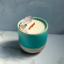Load image into Gallery viewer, Turquoise Blue Cup Candle - Different Scents