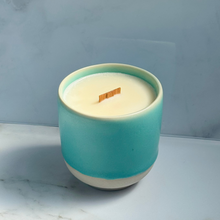 Load image into Gallery viewer, Turquoise Blue Cup Candle - Different Scents