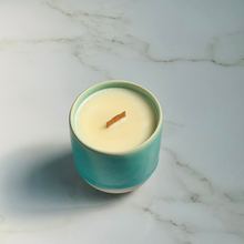 Load image into Gallery viewer, Turquoise Blue Cup Candle - Different Scents