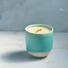 Load image into Gallery viewer, Turquoise Blue Cup Candle - Different Scents