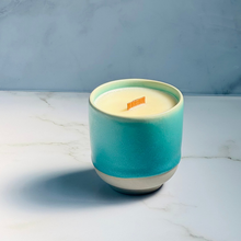 Load image into Gallery viewer, Turquoise Blue Cup Candle - Different Scents