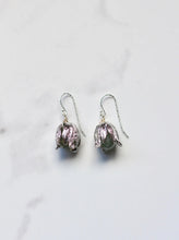 Load image into Gallery viewer, Aventurine Botanica Pod Earrings - Foundry &amp; Co
