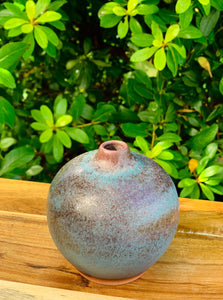 Dark Lavender Vase