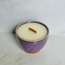 Load image into Gallery viewer, Purple Kinyo Tea Cup Candle - Different Scents
