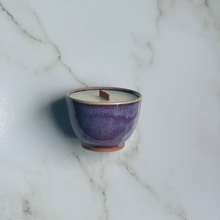 Load image into Gallery viewer, Purple Kinyo Tea Cup Candle - Different Scents
