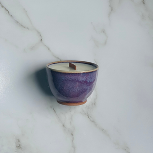 Purple Kinyo Tea Cup Candle - Different Scents