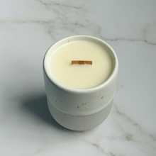 Load image into Gallery viewer, White Speckle Cup Candle - Different Scents
