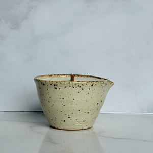 Natural Speckled Jug Candle - Different Scents