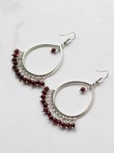 Load image into Gallery viewer, Hannah Garnet Earrings - Foundry &amp; Co
