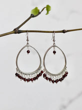 Load image into Gallery viewer, Hannah Garnet Earrings - Foundry &amp; Co
