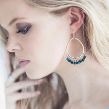 Load image into Gallery viewer, Hannah Teal Agate Earrings - Foundry &amp; Co
