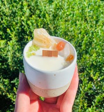 Load image into Gallery viewer, White Speckle Cup Candle - Different Scents
