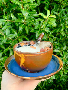 Fig & Melon - Indigo Clay Coffee Set Candle