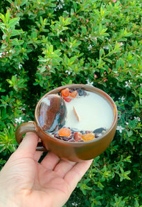 Fig & Melon - Indigo Clay Coffee Set Candle