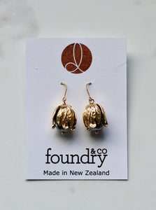 Dark Pearl Botanica Pod Earrings - Foundry & Co