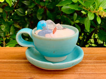 Load image into Gallery viewer, Cinnamon Orange - Turquoise Espresso Set Candle
