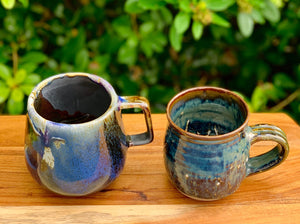 Brushed Purple & Blue Mug