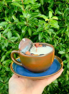 Fig & Melon - Indigo Clay Coffee Set Candle