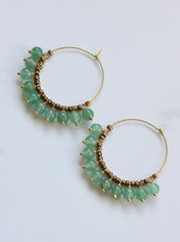 Load image into Gallery viewer, Paloma Earrings Aventurine - Foundry &amp; Co
