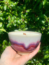 Load image into Gallery viewer, Coconut Lime - Red Copper Pottery Bowl Candle
