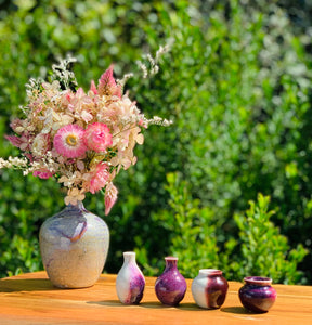 Hand-Thrown Tiny Bud Vase  no