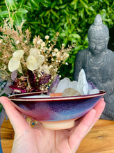 Load image into Gallery viewer, French Lavender - Copper Red Pottery Bowl Candle
